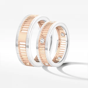 Zdjęcie produktu Obrączki ślubne z dwukolorowego złota 6.5mm Filipowicz