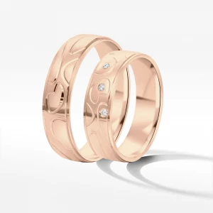 Obrączki ślubne z różowego złota 5.5mm Filipowicz