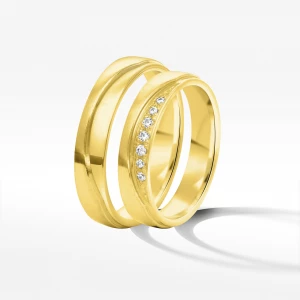 Obrączki ślubne z żółtego złota 4.5mm Filipowicz