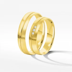 Obrączki ślubne z żółtego złota 4.5mm Filipowicz
