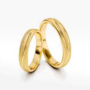 Obrączki ślubne z żółtego złota 4mm Filipowicz