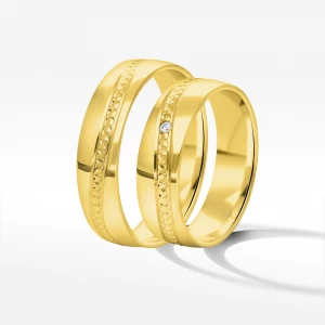 Obrączki ślubne z żółtego złota 5.5mm Filipowicz