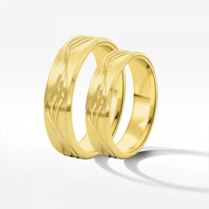 Obrączki ślubne z żółtego złota 5mm Filipowicz