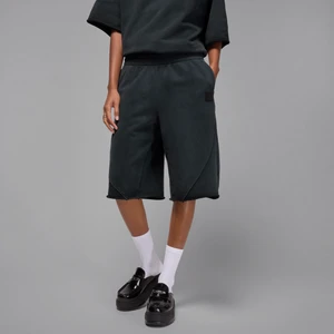 Obszerne damskie spodenki z dzianiny dresowej Jordan Flight Fleece - Czerń