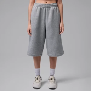 Obszerne spodenki damskie Jordan Brooklyn Fleece - Szary