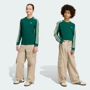 OBSZERNE SPODNIE CARGO Z TKANINY RIPSTOP Adidas Khaki Three