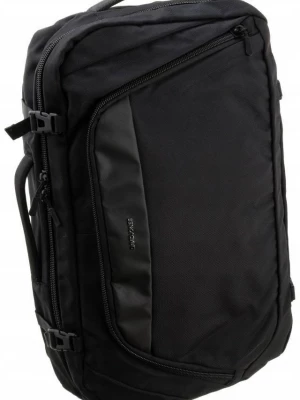 Obszerny plecak na laptopa z boczną rączką i kieszeniami — David Jones Merg