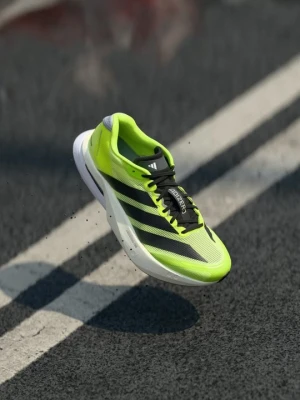 Obuwie do biegania treningowe Adidas żółty neon