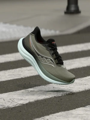 Obuwie do biegania treningowe Saucony oliwkowy