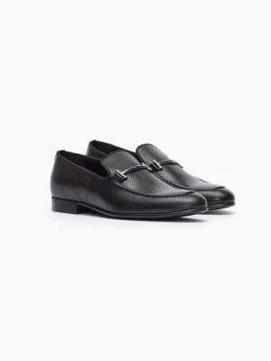 OBUWIE LOAFERSY D4737 CZARNE Recman