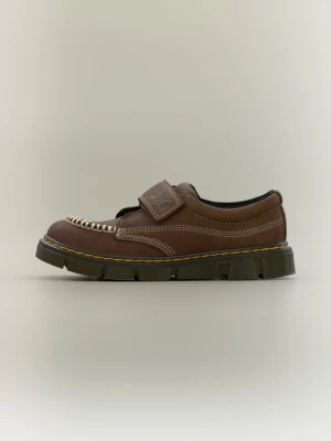 Obuwie na rzepy Dr. Martens ciemnobrązowy