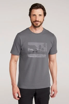 Ocean Drive męska koszulka organiczna - Grey Mountain Warehouse