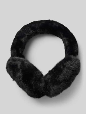Ocieplacze na uszy ze sztucznego futra model 'Soft XXL Earwarmer' Kurt Beines Czarny