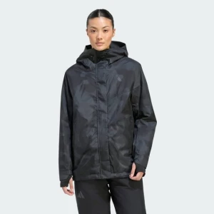 Ocieplana kurtka dwuwarstwowa Terrex Multi CLIMAPROOF Adidas czarny