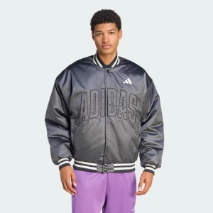 OCIEPLANA KURTKA TYPU BOMBER STADIUM Adidas czarny