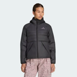 Ocieplana kurtka z kapturem Terrex Multi CLIMAWARM Adidas czarny