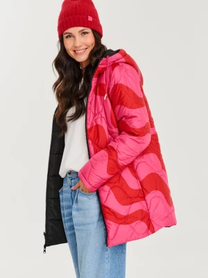 Ocieplana kurtka zimowa dwustronna Ruby Wave XS
