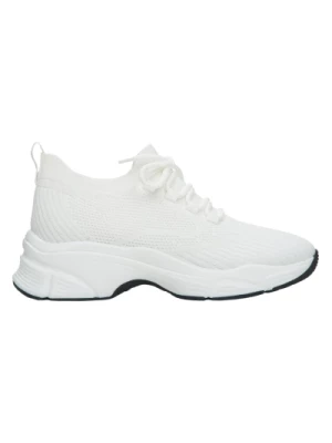 Oddychające białe buty sportowe z siateczki Estro