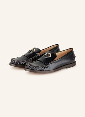 Odissì Lakierowane Loafersy Kali schwarz