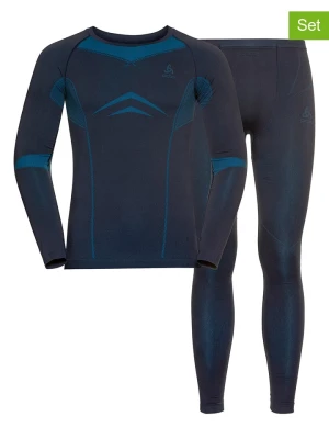 Odlo 2-częściowy zestaw bielizny funkcyjnej w kolorze granatowym rozmiar: M