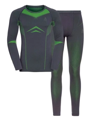Odlo 2-częściowy zestaw funkcyjny "Fundamentals Performance" w kolorze antracytowym rozmiar: XL