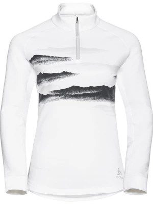 Odlo Bluza polarowa "Berra Graphic" w kolorze białym rozmiar: S