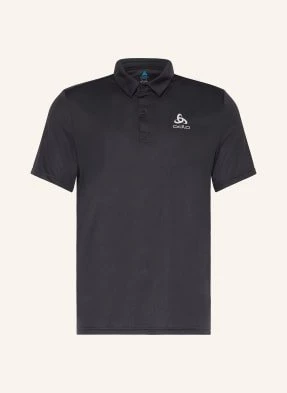 Odlo Funkcyjna Koszulka Polo Cardada Regular Fit schwarz