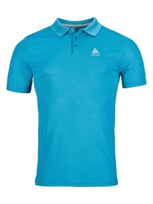 Odlo Funkcyjna koszulka polo "Cardada" w kolorze niebieskim rozmiar: L