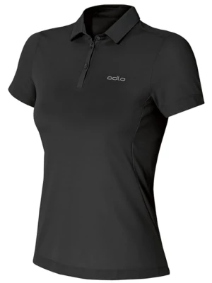 Odlo Funkcyjna koszulka polo "Tina" w kolorze czarnym rozmiar: S