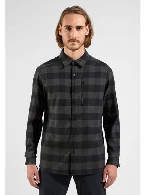 Odlo Koszula funkcyjna "Ascent" w kolorze szaro-czarnym rozmiar: M