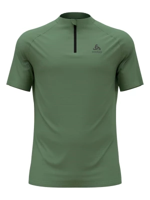 Odlo Koszulka "Essential" w kolorze zielonym do biegania rozmiar: M