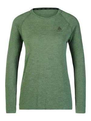 Odlo Koszulka "Essentials Seamless" w kolorze zielonym do biegania rozmiar: L