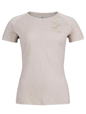 Odlo Koszulka funkcyjna "Ascent" w kolorze kremowym rozmiar: S