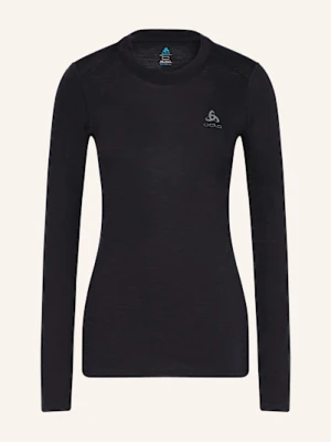 Odlo Koszulka Funkcyjna Merino 160 Z Wełny Merino schwarz