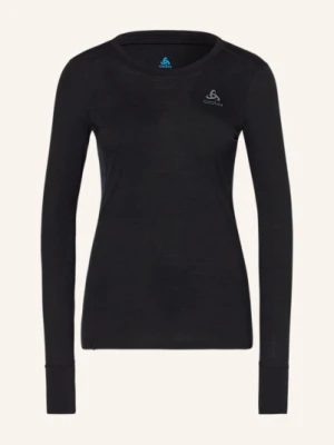 Odlo Koszulka Funkcyjna Natural Merino 200 Z Wełny Merino schwarz
