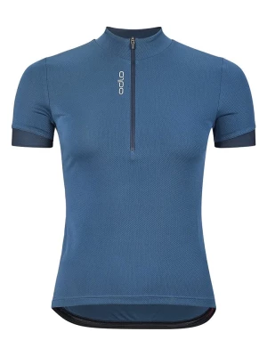 Odlo Koszulka kolarska "Essential" w kolorze niebieskim rozmiar: S