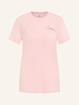Odlo Koszulka Postcards Z Wełny Merynosowej pink