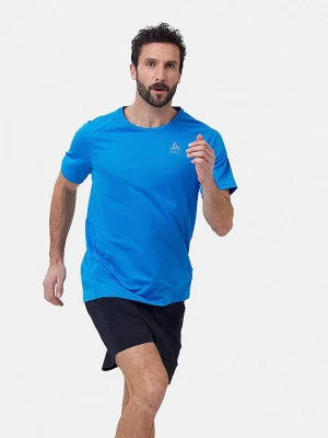 Odlo Koszulka "Essential Chill-Tec" w kolorze niebieskim do biegania rozmiar: XL