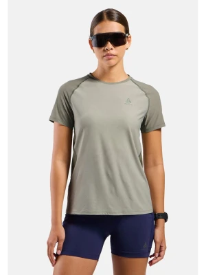 Odlo Koszulka "X-Alp Trail" w kolorze khaki do biegania rozmiar: S