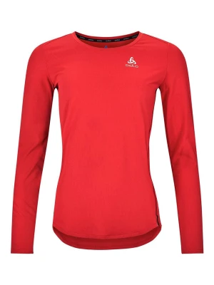 Odlo Koszulka "Zeroweight Chill-Tec" w kolorze czerwonym do biegania rozmiar: S