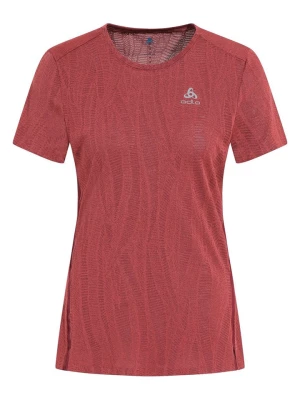 Odlo Koszulka "Zeroweight Engineered Chill-Tec" w kolorze czerwonym do biegania rozmiar: S