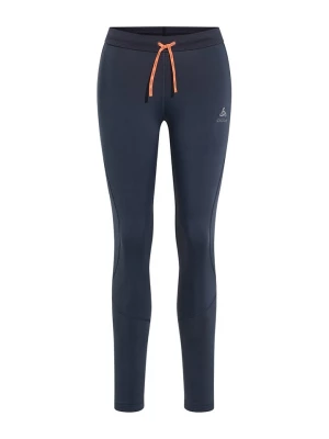 Odlo Legginsy funkcyjne "Essential Thermal" w kolorze granatowym rozmiar: M