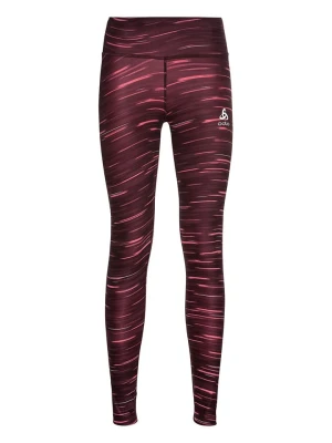 Odlo Legginsy sportowe "Zeroweight" w kolorze bordowym rozmiar: S
