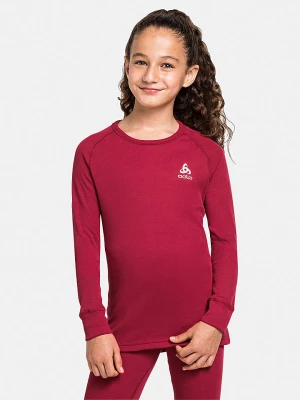 Odlo Podkoszulek funkcyjny "Active Warm Eco" w kolorze czerwonym rozmiar: 140