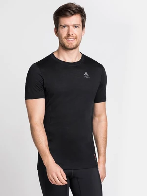 Odlo Podkoszulek funkcyjny "Merino 130" w kolorze czarnym rozmiar: M
