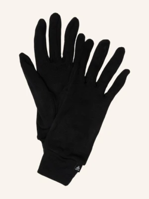 Odlo Rękawiczki Sportowe Active Warm Eco schwarz CZARNY