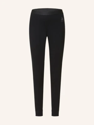 Odlo Spodnie Funkcyjne Merino 200 schwarz CZARNY