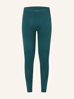 Odlo Spodnie Funkcyjne Performance Warm blau PETROL