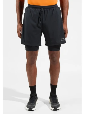 Odlo Szorty sportowe 2w1 "X-Alp Trail 6" w kolorze czarnym rozmiar: S