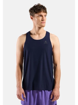 Odlo Top "Zeroweight Chill-Tec" w kolorze granatowym do biegania rozmiar: L